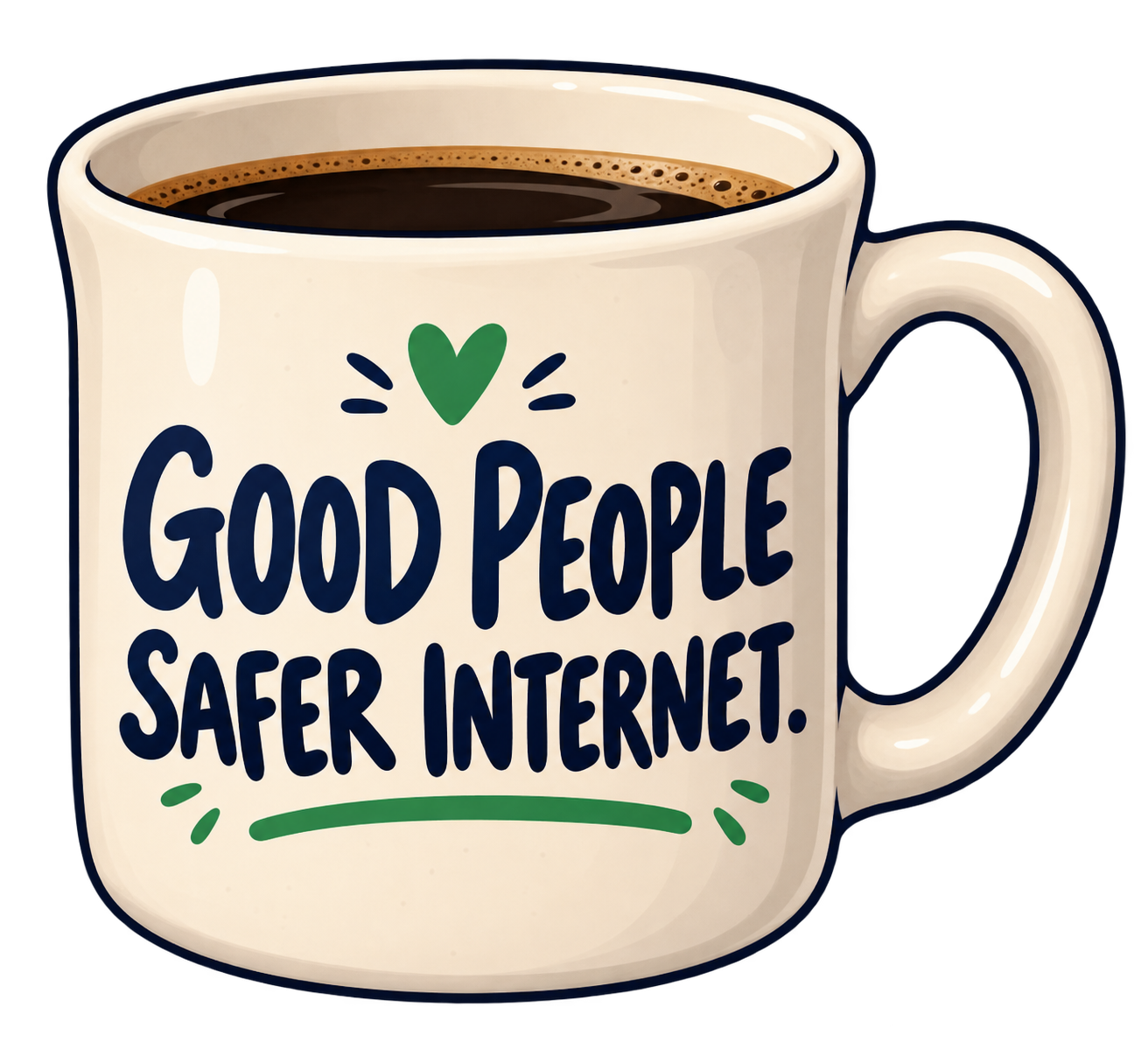 Good people safer internet mug